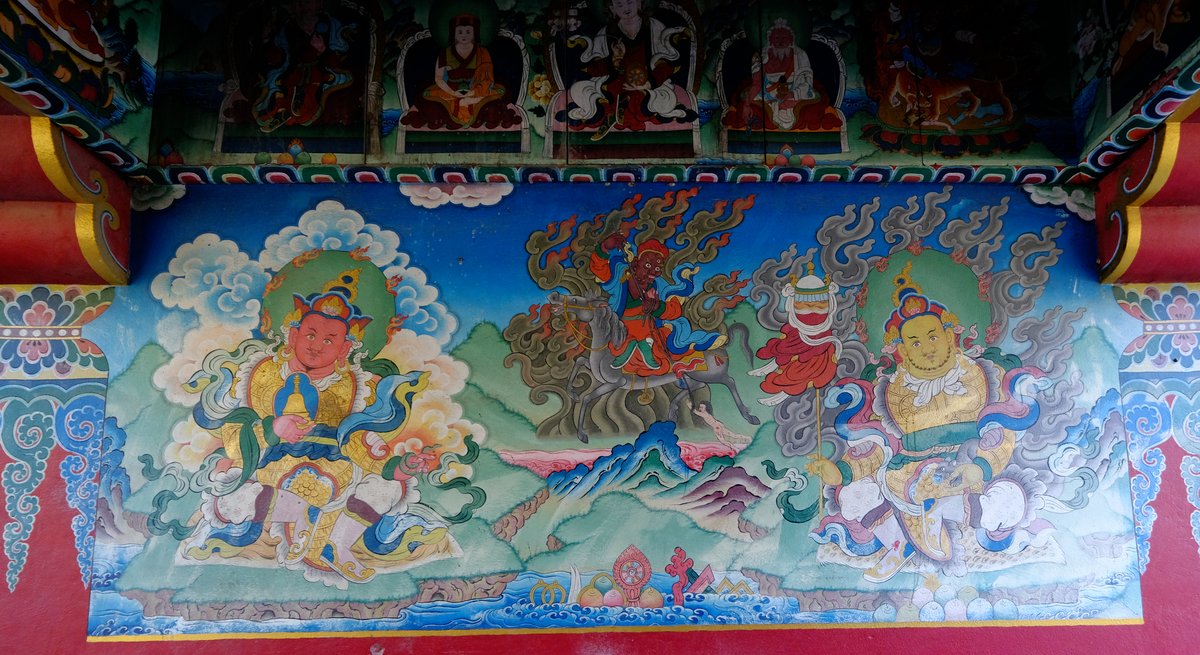 A shrine immediately after we crossed the bridge at Chame