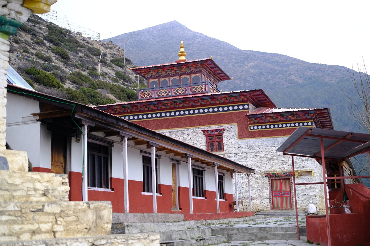 The local monastery ...
