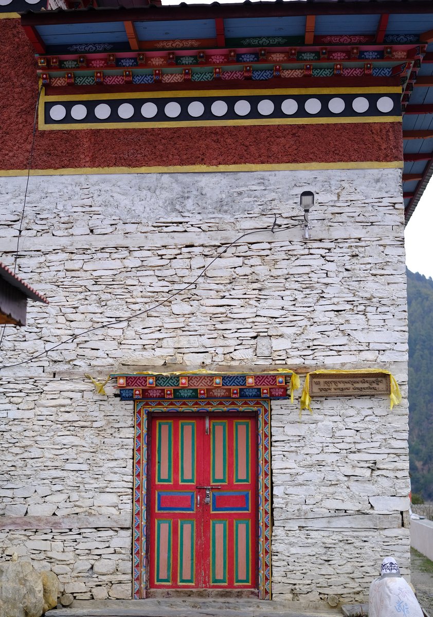 with its colourful facade