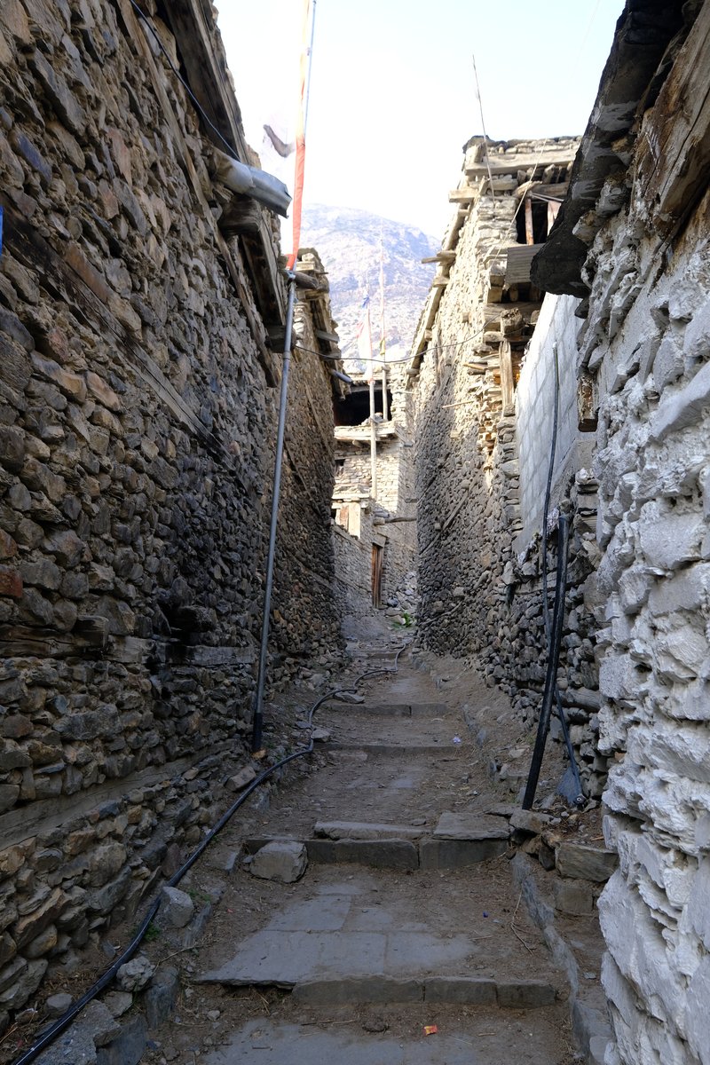 An evening stroll through the village